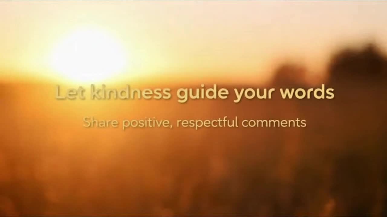 A Gentle Reminder to Keep Comments Friendly, Respectful, and Positive for Everyone
