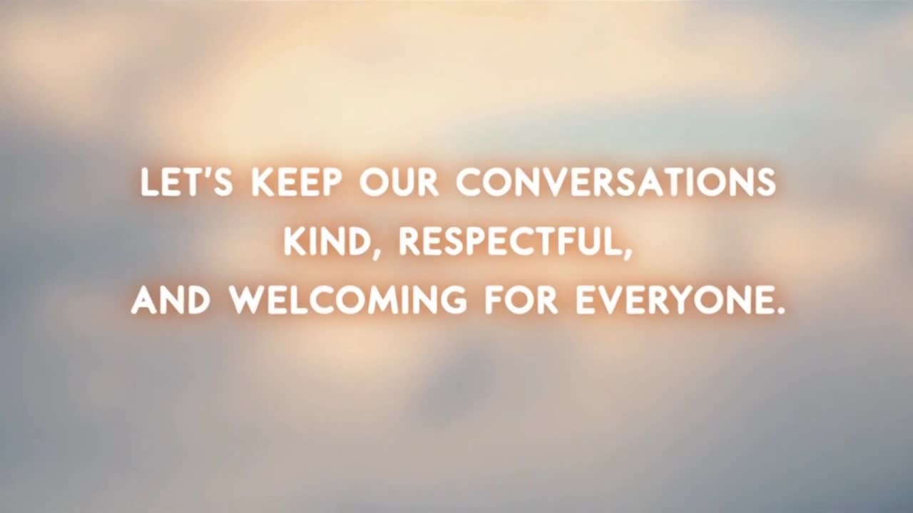 A Friendly Reminder to Share Thoughts Respectfully and Keep Conversations Positive