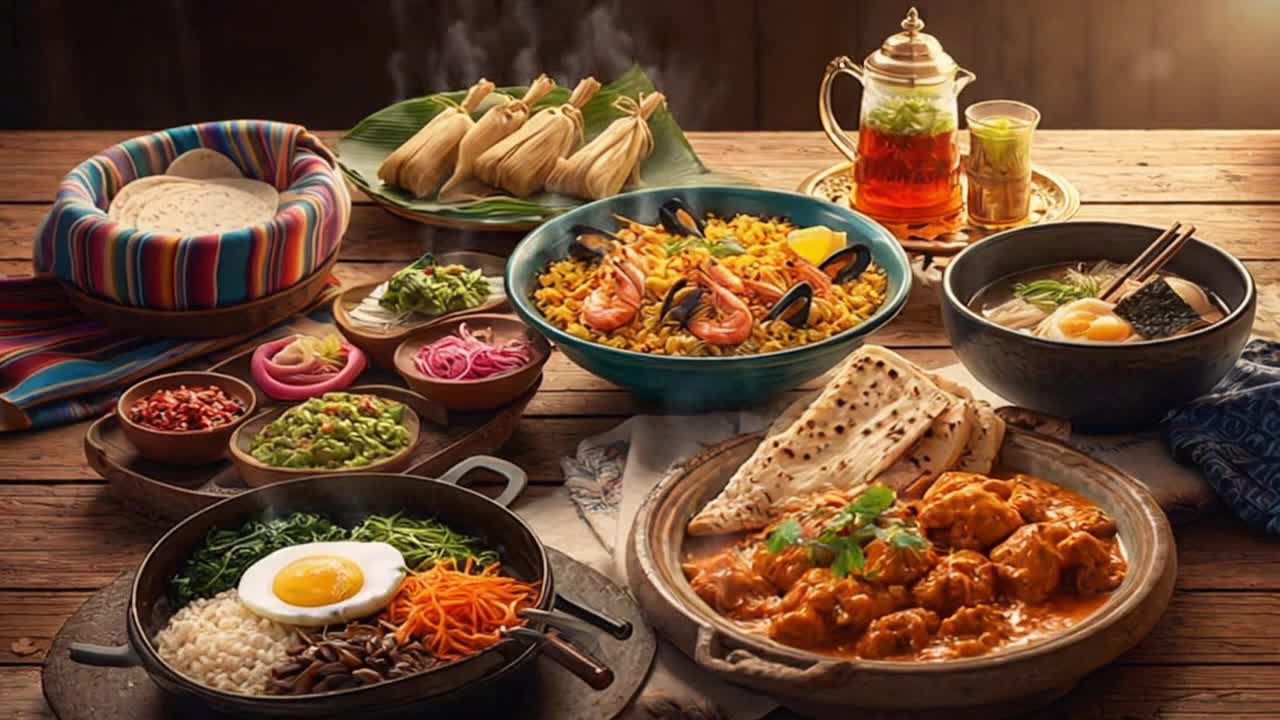 A Quiet Celebration of World Cultures Through Beautifully Presented Global Cuisines
