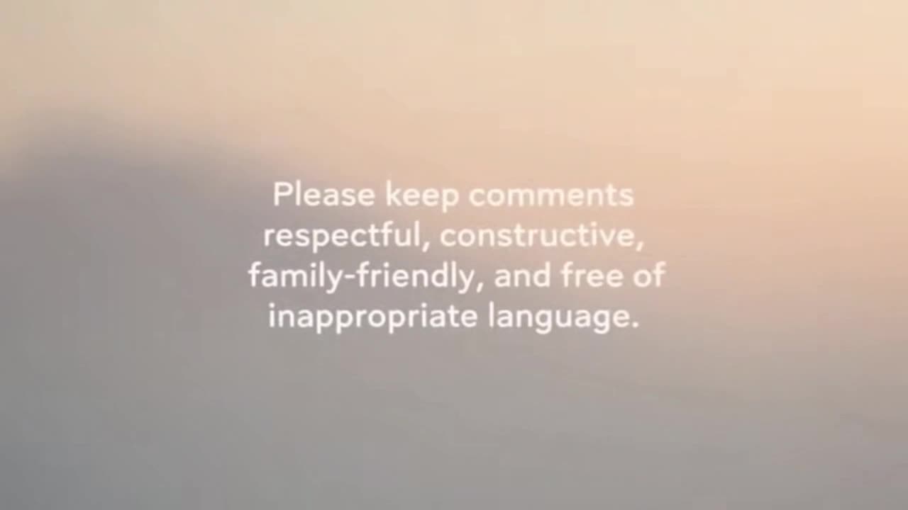 A Calm Reminder to Keep Comments Respectful, Constructive, and Family-Friendly for Everyone