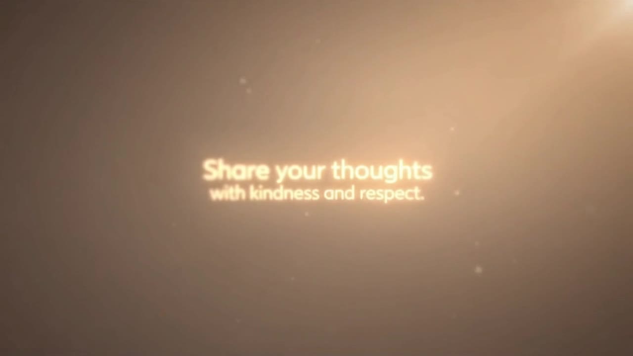 A Gentle Reminder to Keep Comments Kind, Respectful, and Focused on Positive Community Dialogue