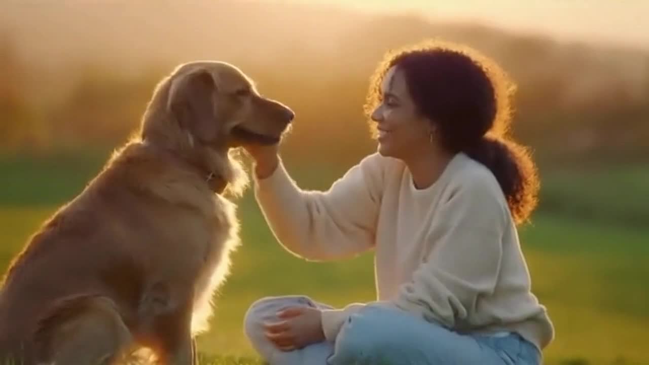 Cute Dogs and Their Owners Sharing a Funny, Heartwarming Moment in a Short Cinematic Clip
