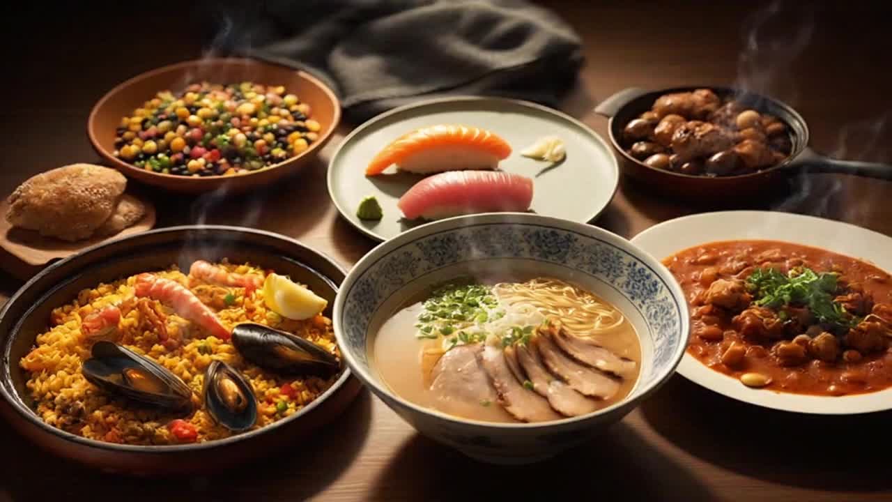 A Quiet, Beautiful Glimpse of World Cultures Told Through Colorful Traditional Cuisines