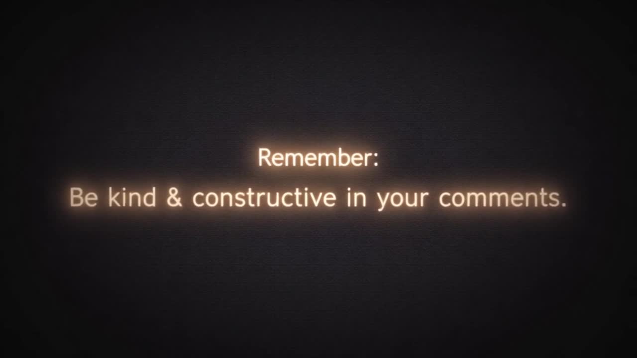 Creating a Welcoming Comment Space Through Kindness, Respect, and Positive Engagement
