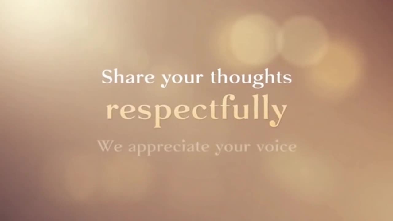 Creating a Welcoming Space by Sharing Thoughts and Feedback with Kindness and Respect