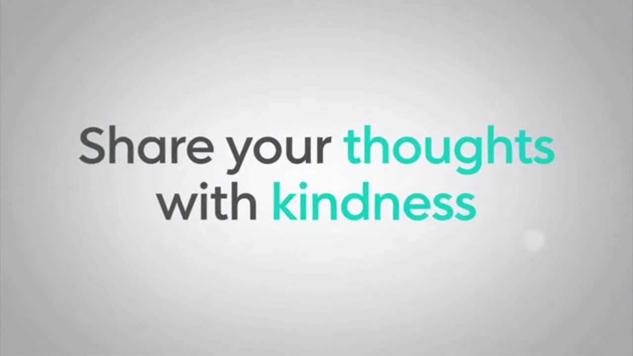 We Love Hearing From You: A Friendly Reminder to Share Thoughts Positively and Keep Conversations We