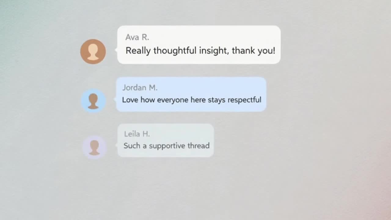 A Friendly Reminder to Keep Comments Respectful, Positive, and Welcoming for Everyone