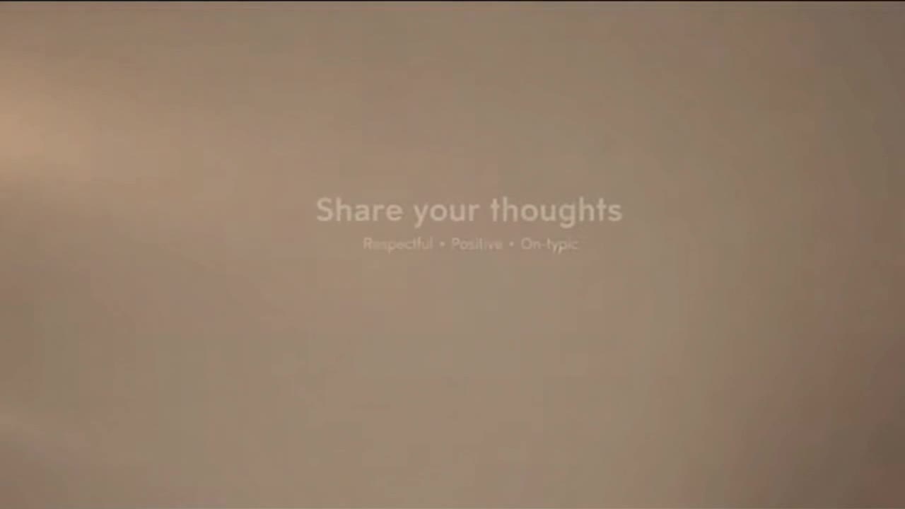 A Gentle Reminder to Keep Comments Friendly, Respectful, and Welcoming for Everyone