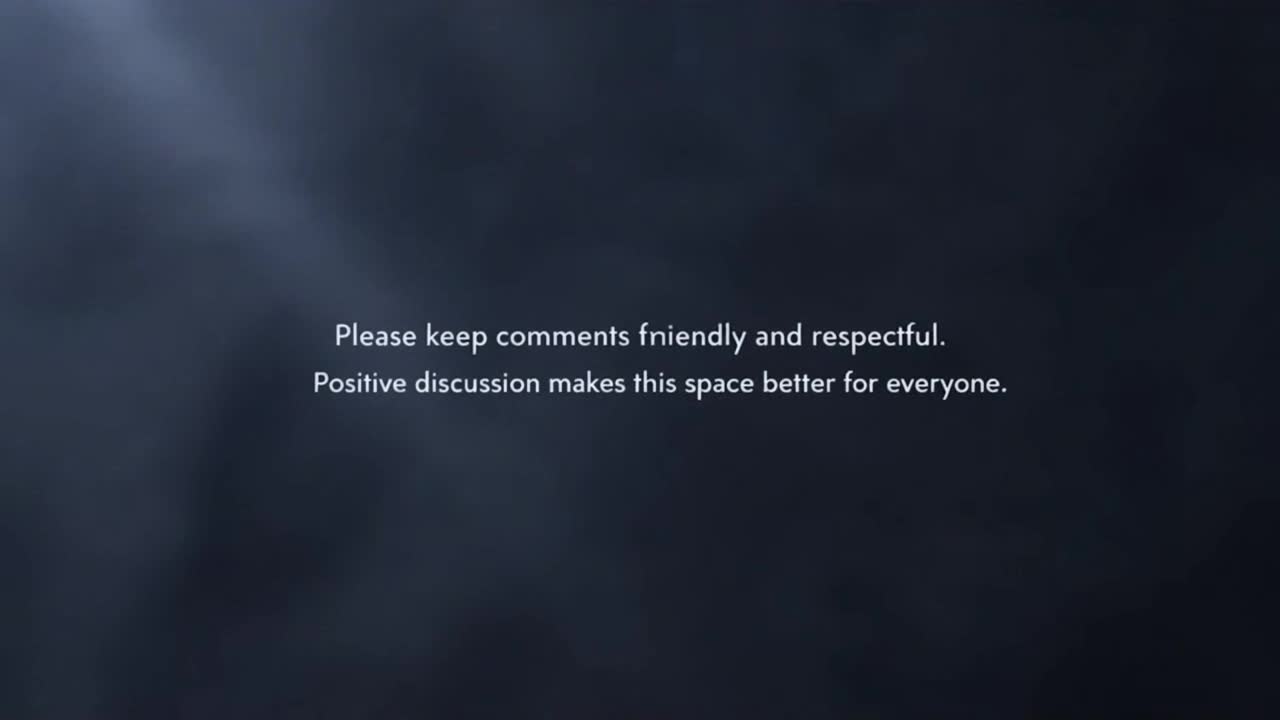 Friendly Community Reminder Encouraging Respectful and Positive Comment Discussions