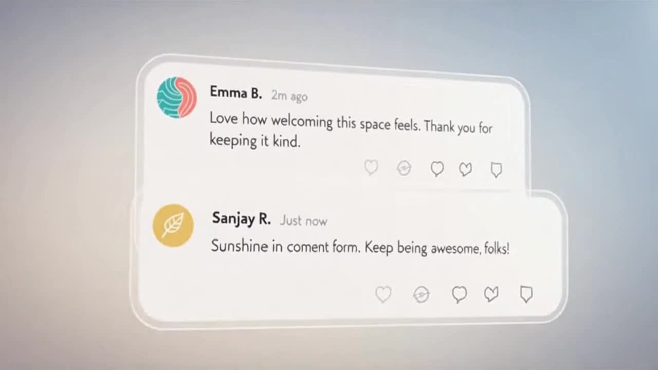 Creating a Welcoming Space Where Positive, Respectful Comments Bring People Together