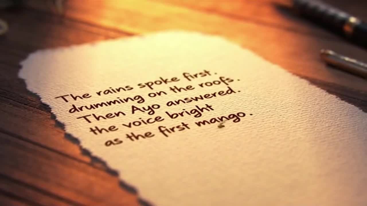 From Handwritten African Stories to Digital Creation: A Quiet Moment of Change