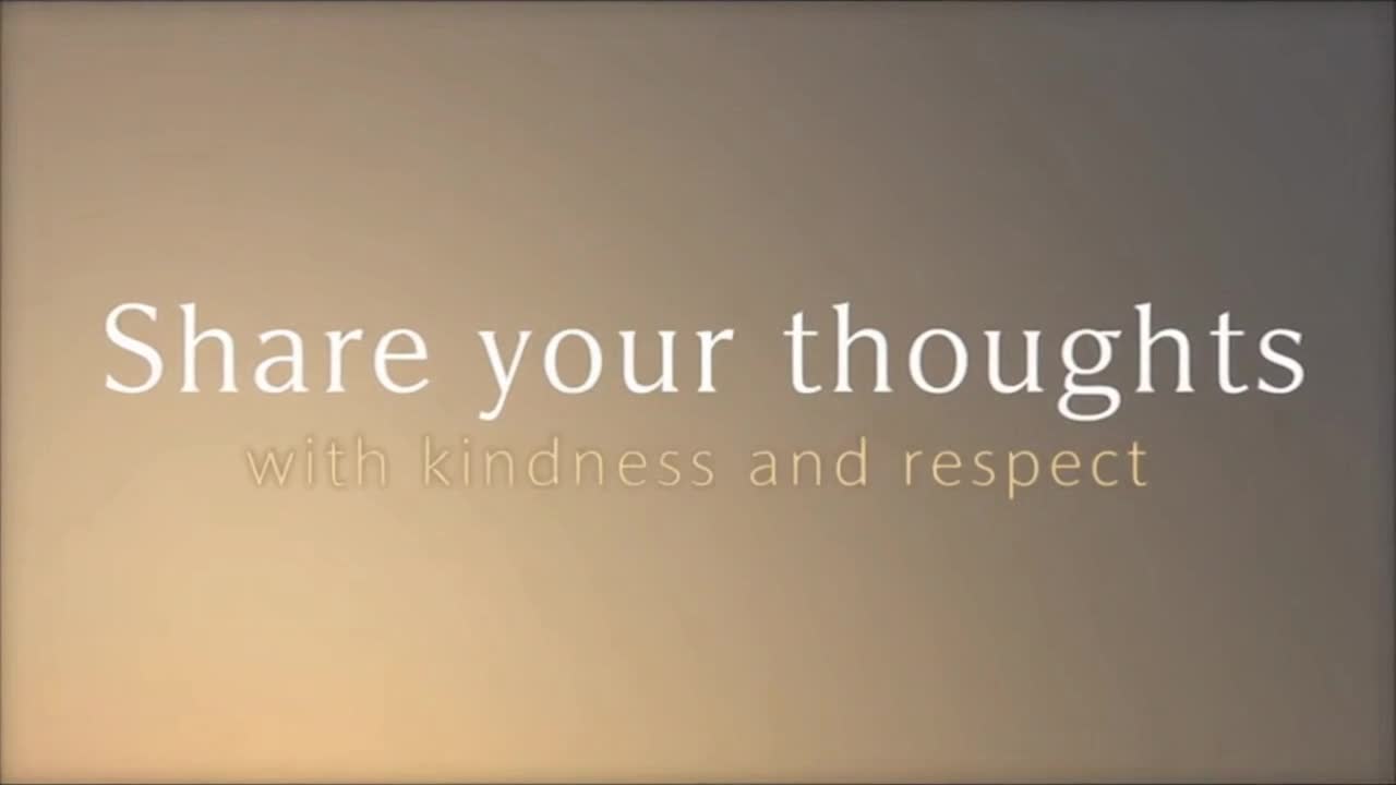 A Friendly Invitation to Share Your Thoughts and Keep the Conversation Positive
