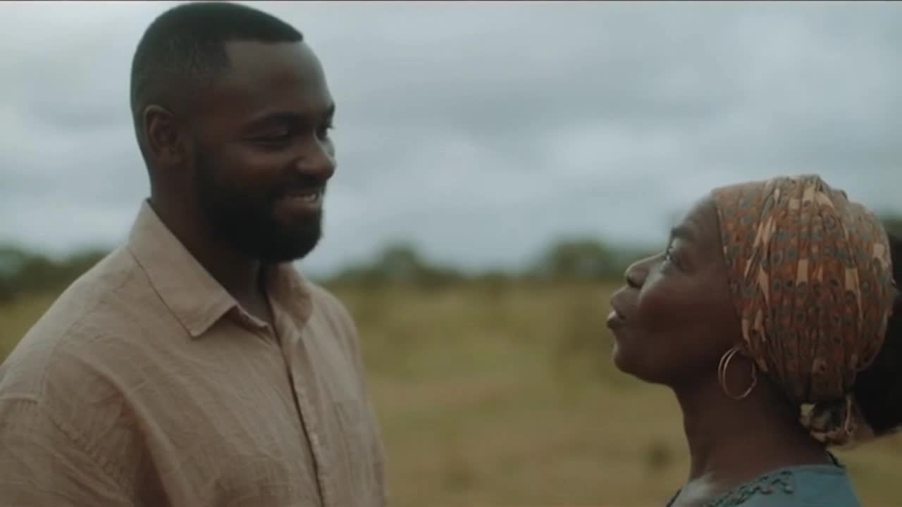 A Quiet Moment of Joy and Expression Capturing the Beauty of Original African Cinema