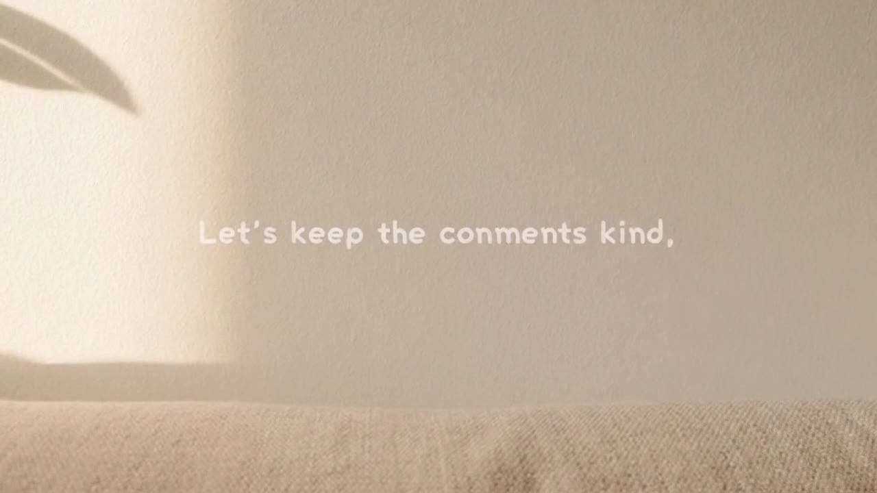A Friendly Reminder to Keep Comments Positive, Respectful, and Supportive for Everyone
