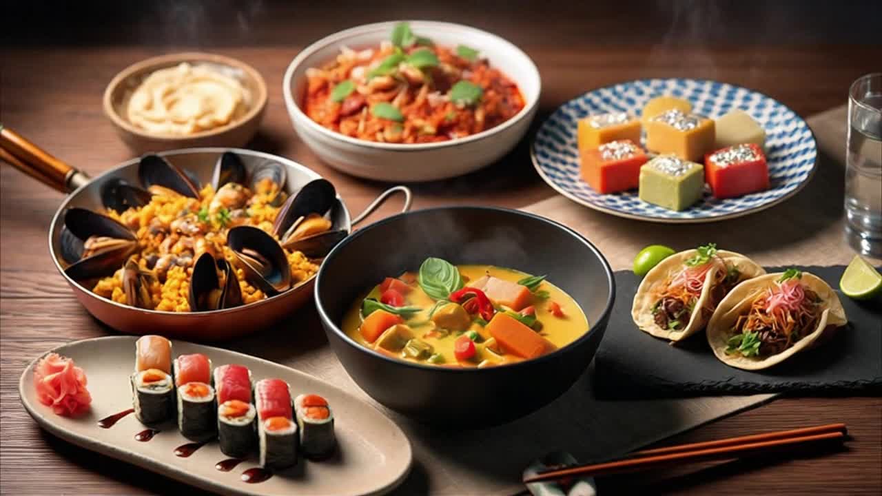 A Quiet Celebration of World Cultures Through Beautifully Presented Global Cuisines