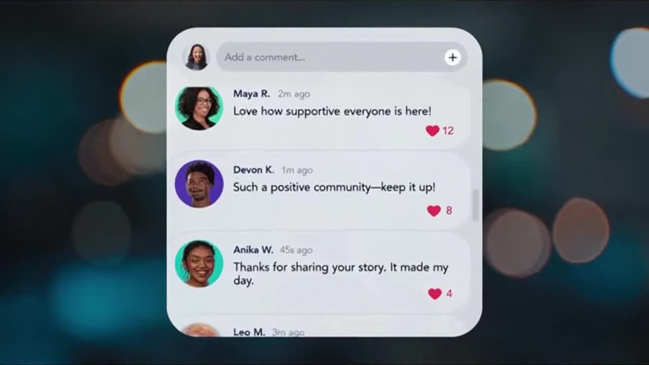Friendly and Respectful Community Reminder Encouraging Positive and Safe Conversations Online
