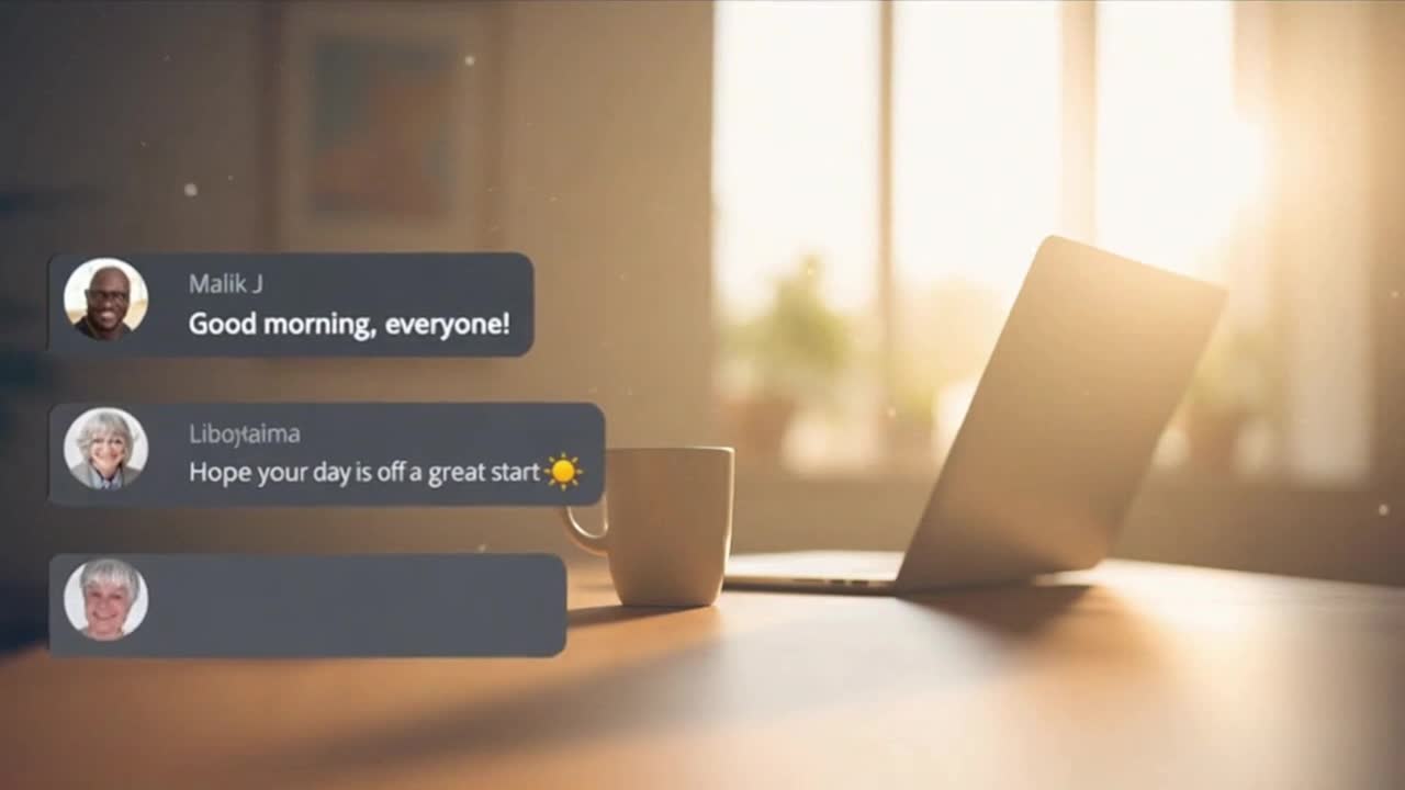 Friendly Community Reminder Encouraging Respectful Comments and Positive Conversations Online