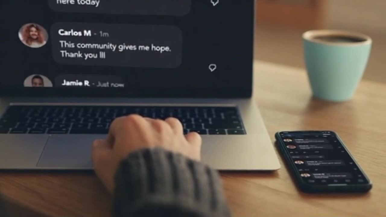 Positive and Respectful Online Community Message Encouraging Friendly Family-Safe Conversations