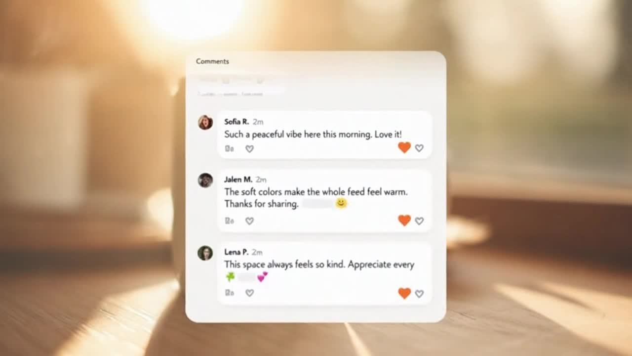 Creating a Positive and Respectful Online Community Through Friendly Comments and Meaningful Convers