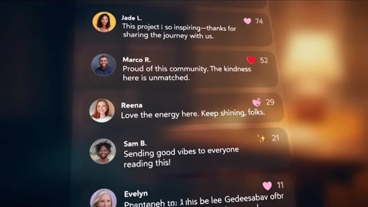 Friendly and Respectful Community Messages Create a Positive Space for Everyone