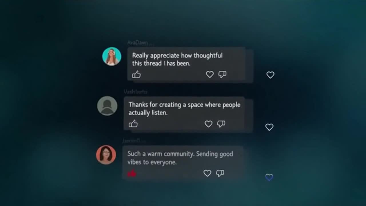 Friendly Community Feedback and Respectful Conversations in a Welcoming Online Space