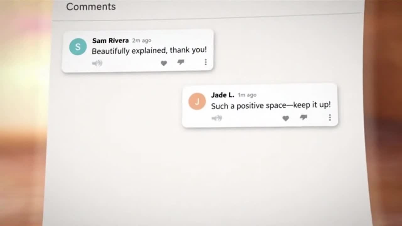 Creating a Friendly and Respectful Community Through Positive Online Conversations