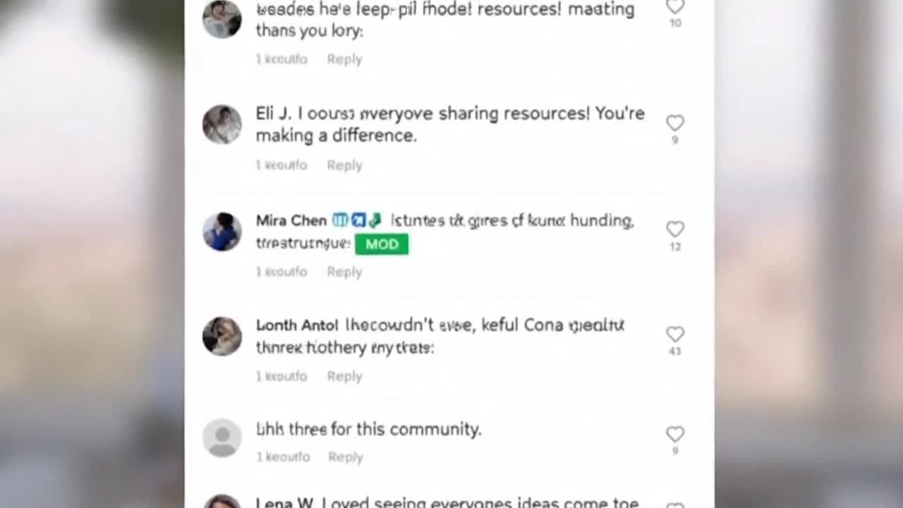 Creating a Friendly and Respectful Community Space Through Positive Online Conversations