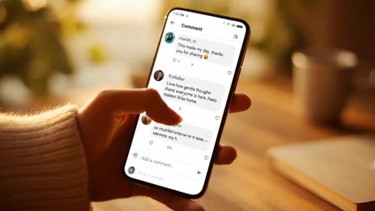 Friendly Community Feedback Reminder Encouraging Respectful and Positive Conversations Online
