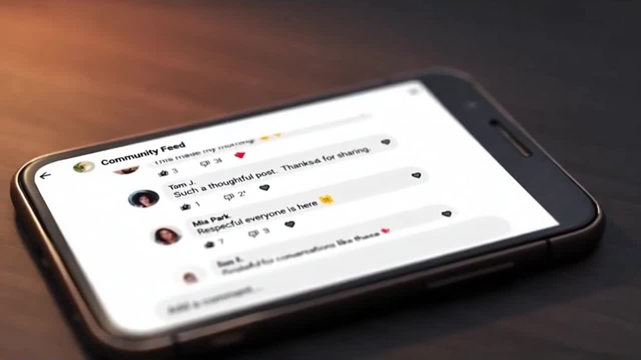 Friendly and Respectful Online Community Reminder for Positive Family-Safe Conversations