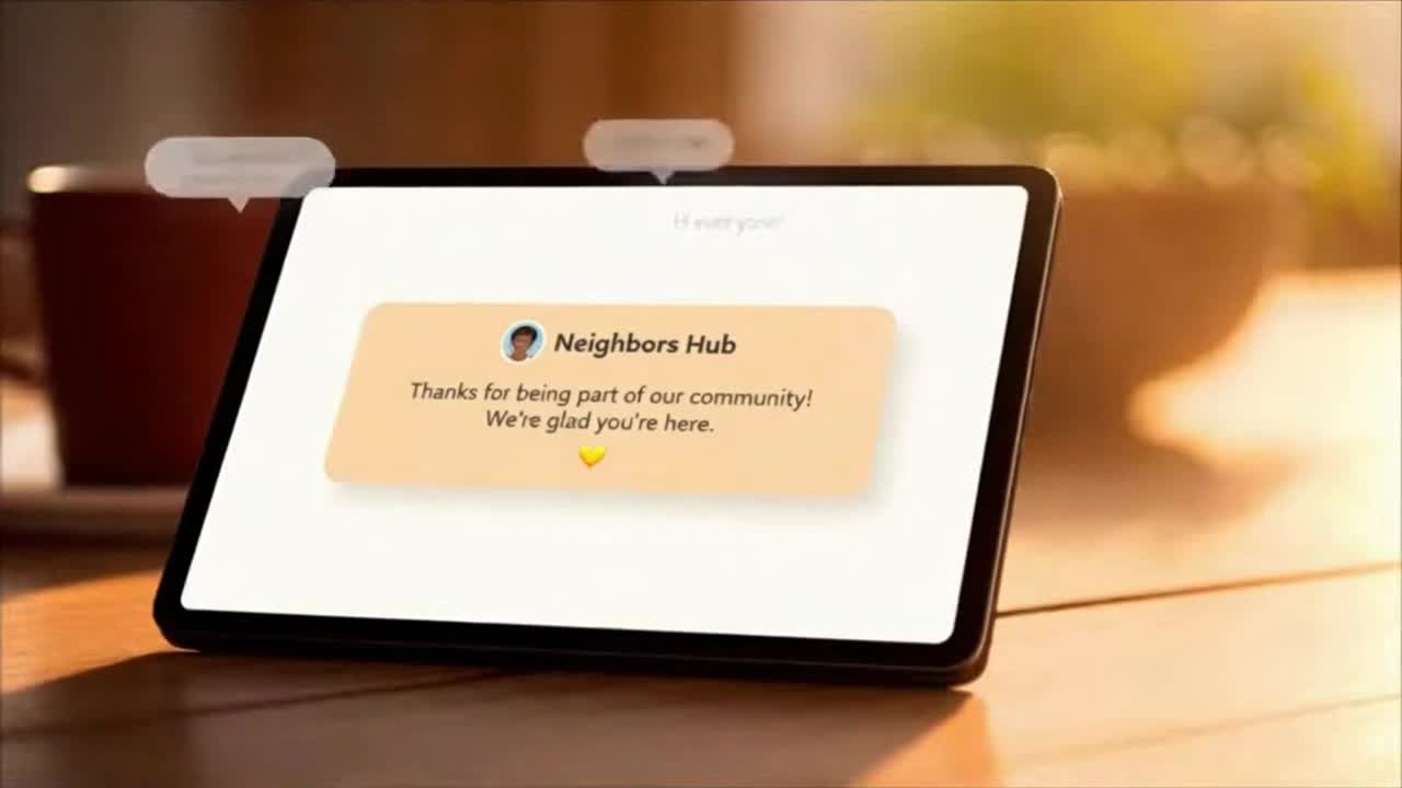 Friendly Community Reminder Encouraging Positive and Respectful Conversations Online