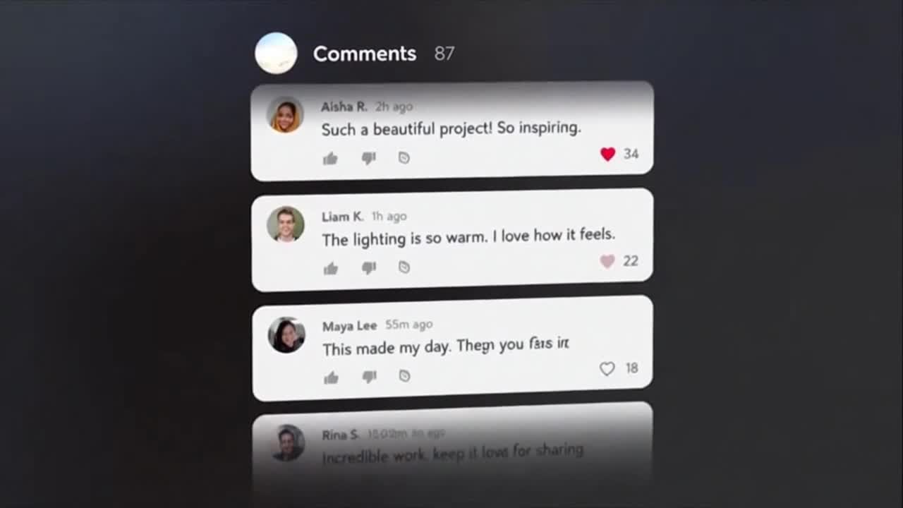 Friendly and Respectful Community Message Encouraging Positive Family-Friendly Feedback
