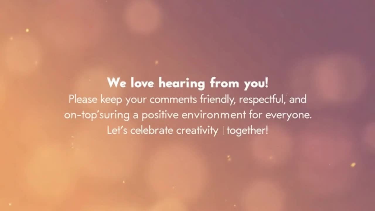 Friendly Community Message Encouraging Respectful and Positive Creative Conversations
