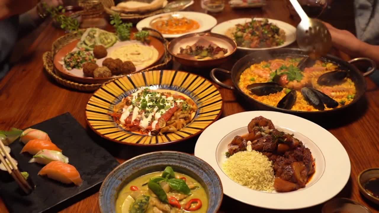Beautiful World Cultures and Traditional Cuisines Presented Through Warm, Inviting Food Moments