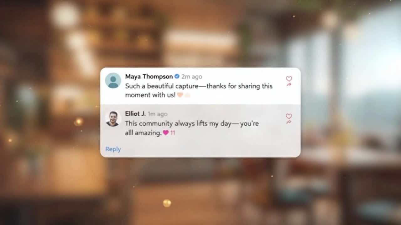Friendly and Respectful Community Message Encouraging Positive and Supportive Conversations Online