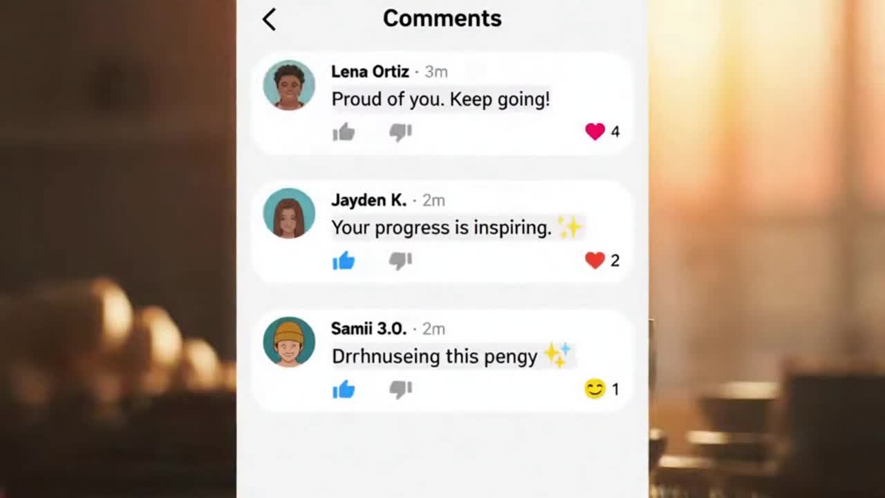 Friendly and Respectful Community Comments Encouraging Positive Conversations Online