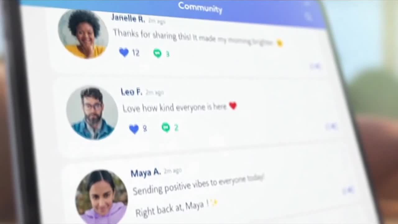 Friendly Community Reminder Promoting Respectful Conversations and Positive Family-Friendly Engageme