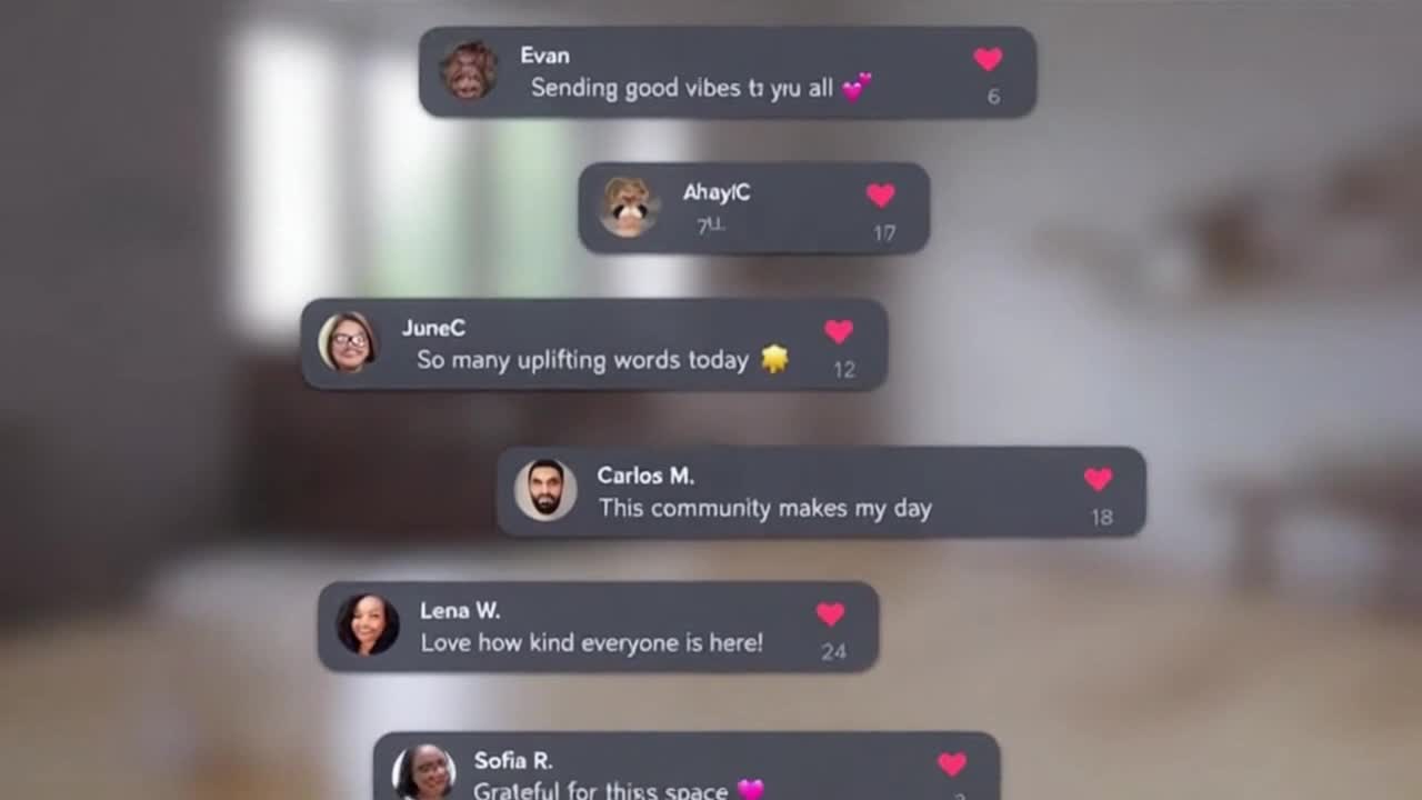 Friendly Community Reminder Encouraging Positive and Respectful Conversations Online