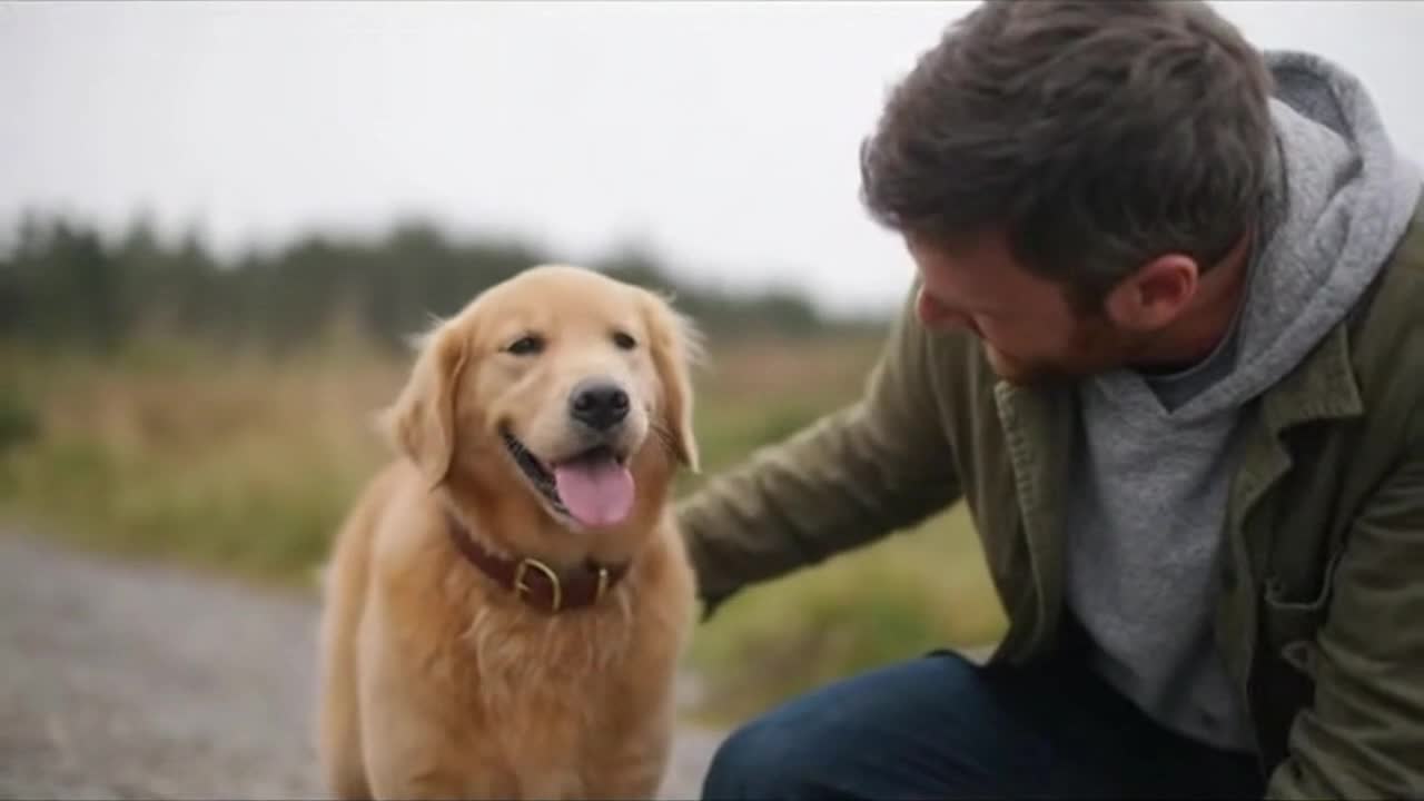 Cute Funny Dog Moments With Their Human Owners in a Calm Playful Everyday Scene