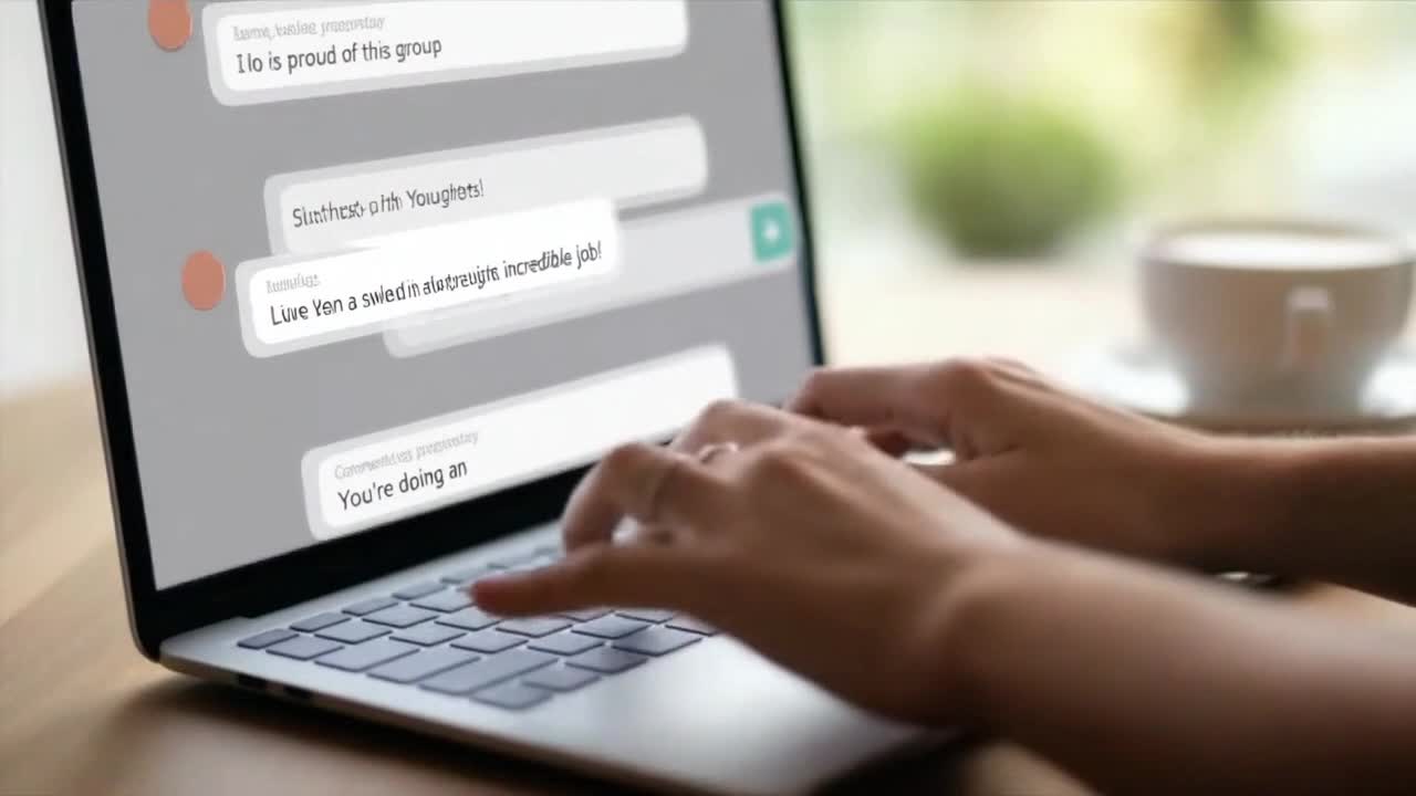Friendly Community Feedback Reminder Encouraging Respectful and Positive Conversations Online