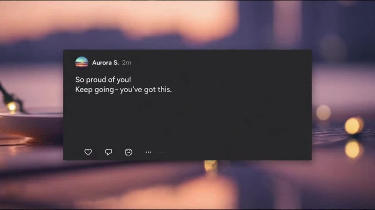 Friendly Community Reminder Encouraging Respectful and Positive Conversations Online