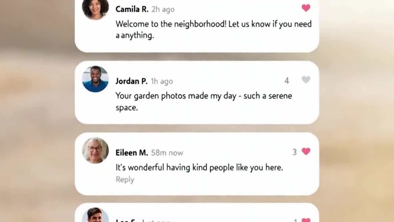 Friendly and Supportive Community Messages Creating a Positive Space for Everyone