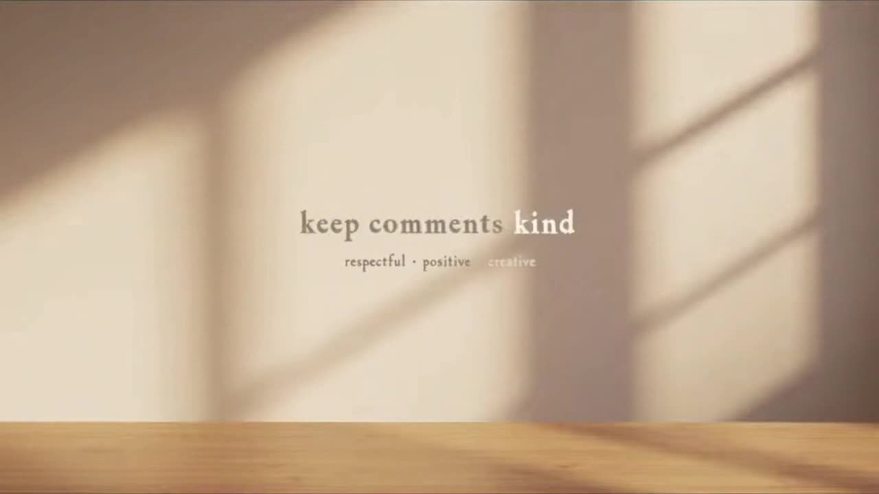 Friendly Community Reminder Encouraging Respectful Comments and Positive Creativity
