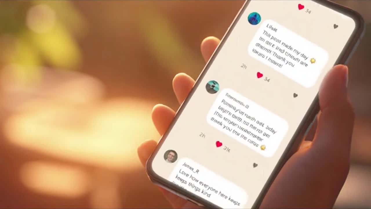 Friendly Community Reminder Encouraging Positive and Respectful Online Conversations