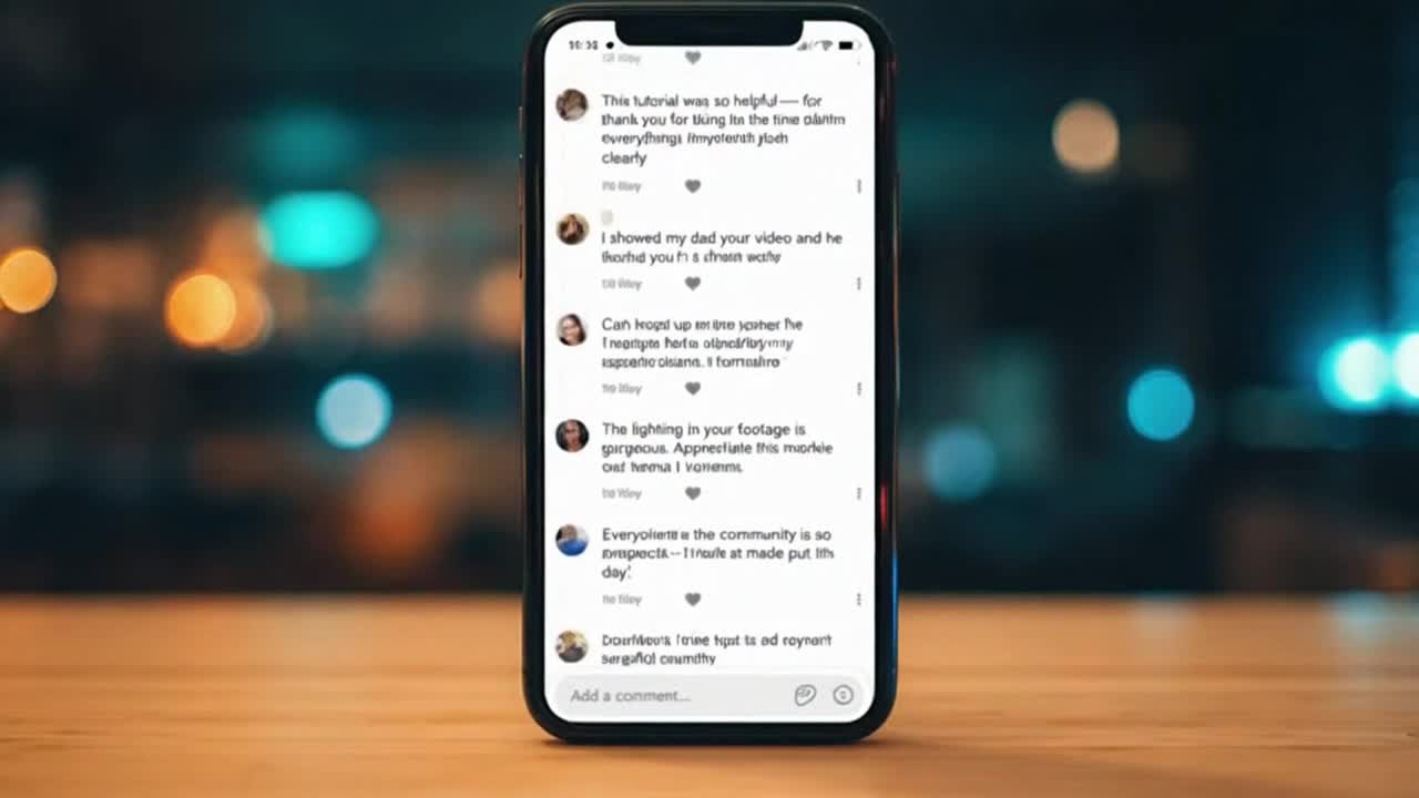 Friendly and Respectful Community Comment Guidelines Presented in a Clean Short-Form Visual