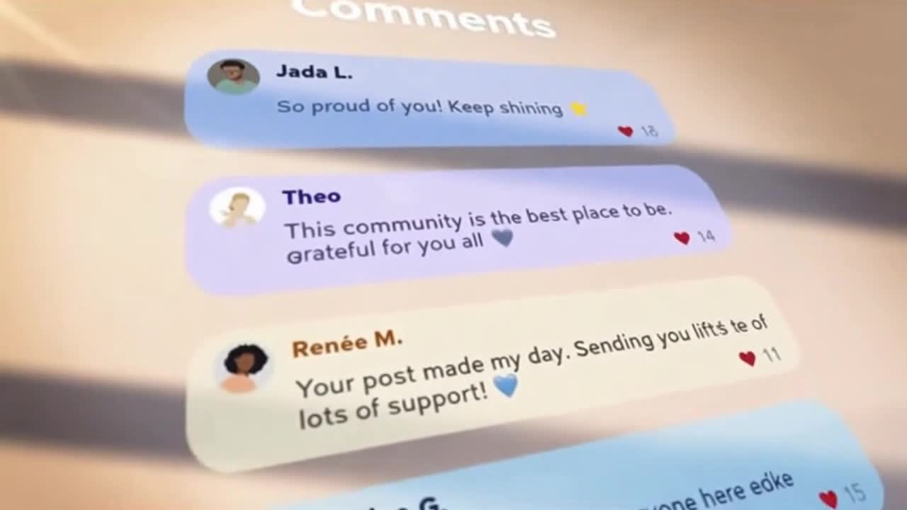 Friendly Community Comment Space Encouraging Positive and Respectful Conversations