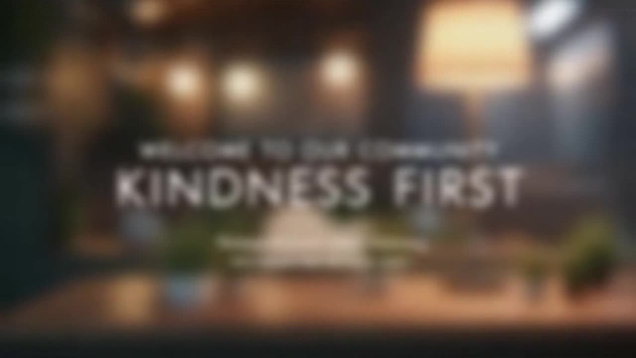 Friendly Community Reminder Encouraging Positive and Respectful Engagement for Everyone