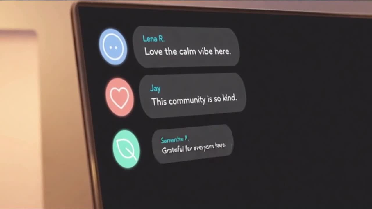 Friendly Community Reminder Encouraging Positive and Respectful Conversations Online