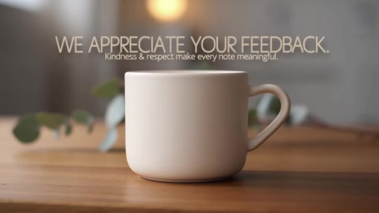 Friendly and Respectful Community Message Encouraging Positive Family-Friendly Conversations