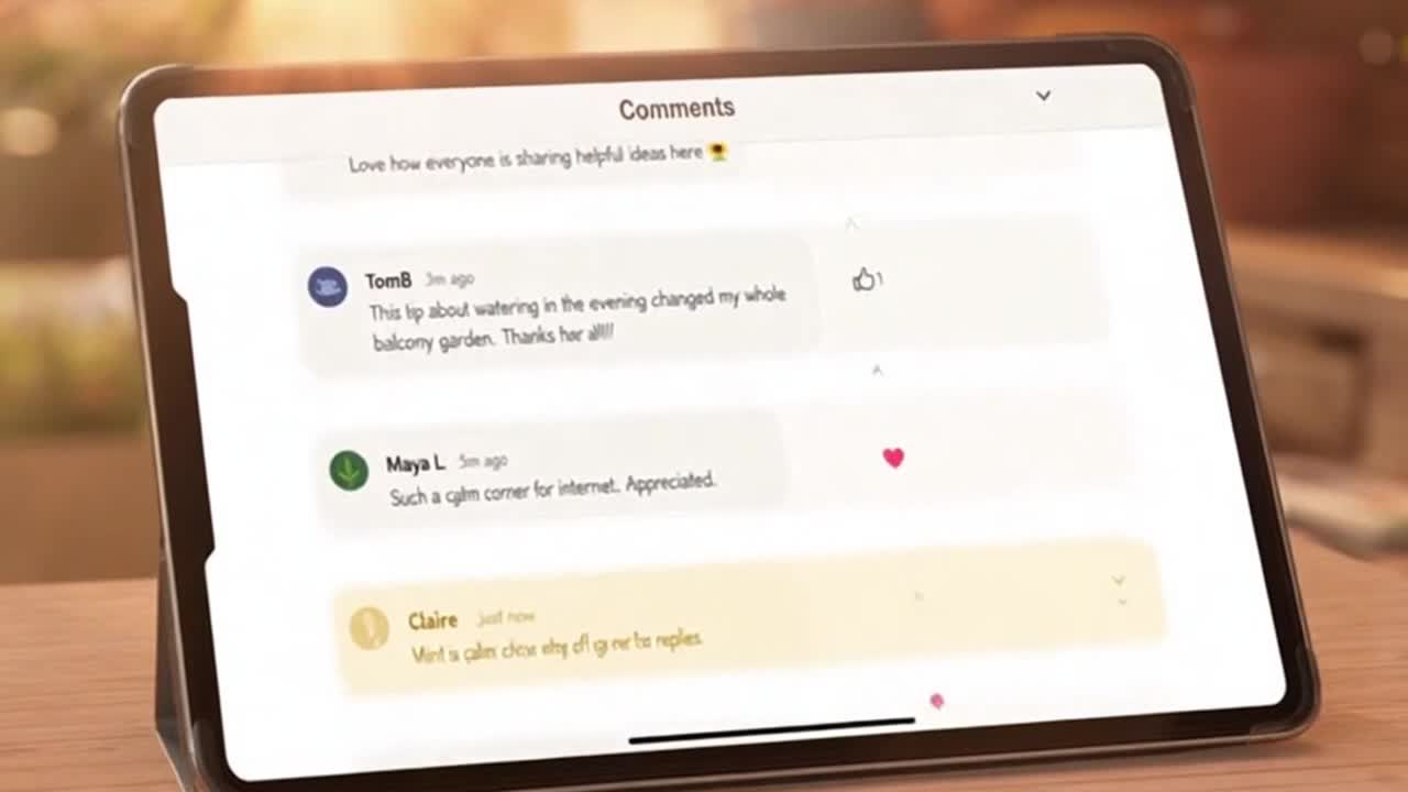 Friendly Community Comment Guidelines Encouraging Respectful and Family-Friendly Conversations