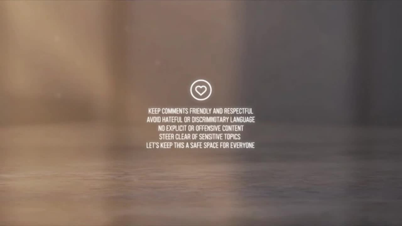 Friendly Community Reminder Encouraging Respectful Comments and Positive Conversations Online